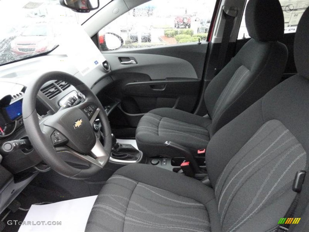 Jet Black/Dark Titanium Interior 2012 Chevrolet Sonic LT Hatch Photo #56833652