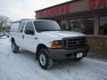 2001 Oxford White Ford F250 Super Duty XL SuperCab 4x4  photo #4