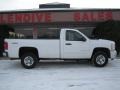 2008 Summit White Chevrolet Silverado 2500HD LT Regular Cab 4x4  photo #3