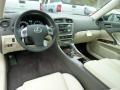 2012 Lexus IS Ecru Interior Dashboard Photo