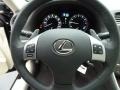 Ecru 2012 Lexus IS 250 AWD Steering Wheel