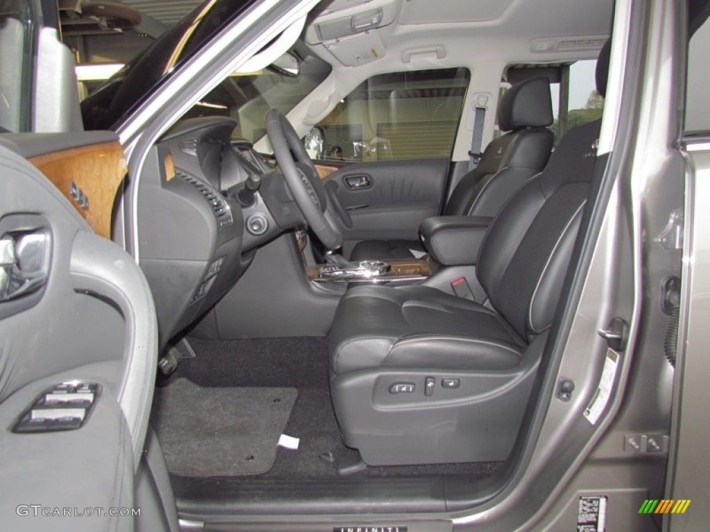 Graphite Interior 2011 Infiniti QX 56 Photo #56834195