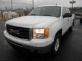 2009 Summit White GMC Sierra 1500 SLE Extended Cab 4x4  photo #3