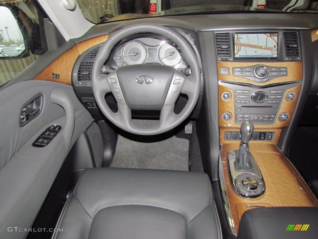2011 Infiniti QX 56 Graphite Dashboard Photo #56834249