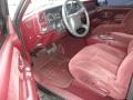 1998 Chevrolet C/K Red Interior Prime Interior Photo