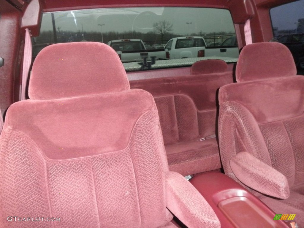 Red Interior 1998 Chevrolet C/K K1500 Extended Cab 4x4 Photo #56834540