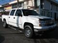 2006 Summit White Chevrolet Silverado 1500 LT Crew Cab  photo #1