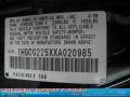 1999 Flamenco Black Pearl Honda Accord EX V6 Coupe  photo #9