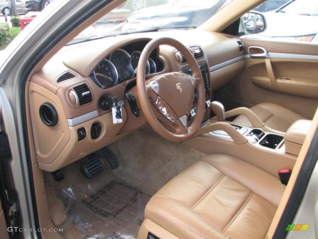 Havanna/Sand Beige Interior 2004 Porsche Cayenne S Photo #56835542