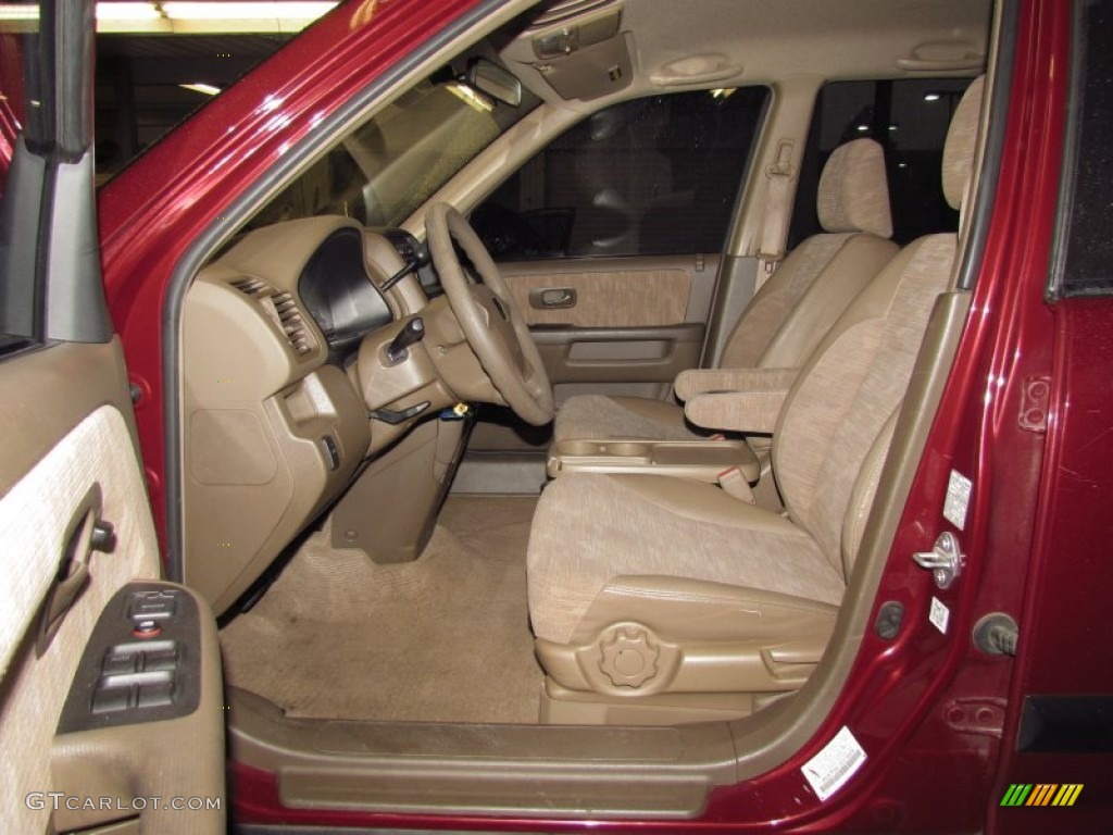 2003 CR-V LX - Chianti Red Pearl / Saddle photo #8