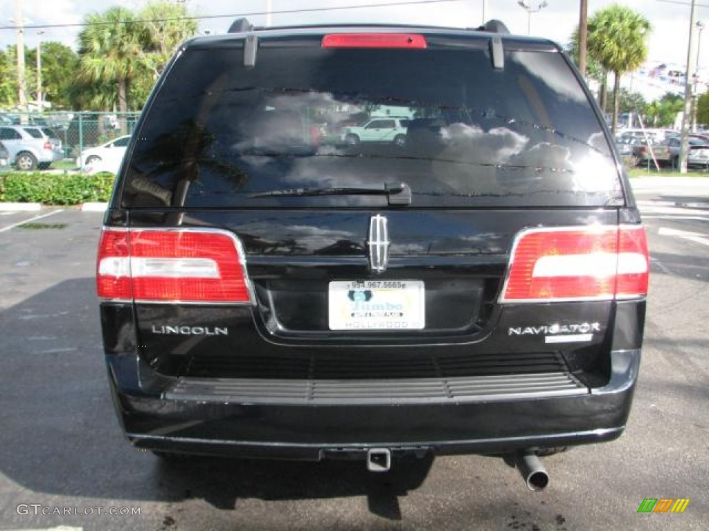 2008 Navigator Luxury - Black / Stone/Charcoal Black photo #8