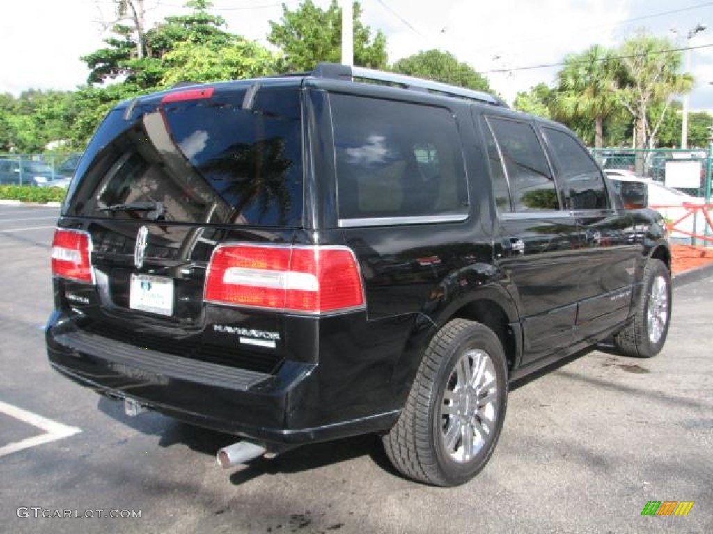 2008 Navigator Luxury - Black / Stone/Charcoal Black photo #9