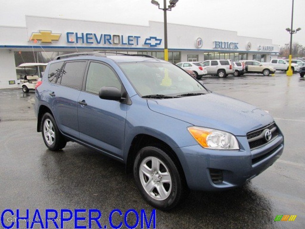 2009 RAV4 4WD - Pacific Blue Metallic / Sand Beige photo #1