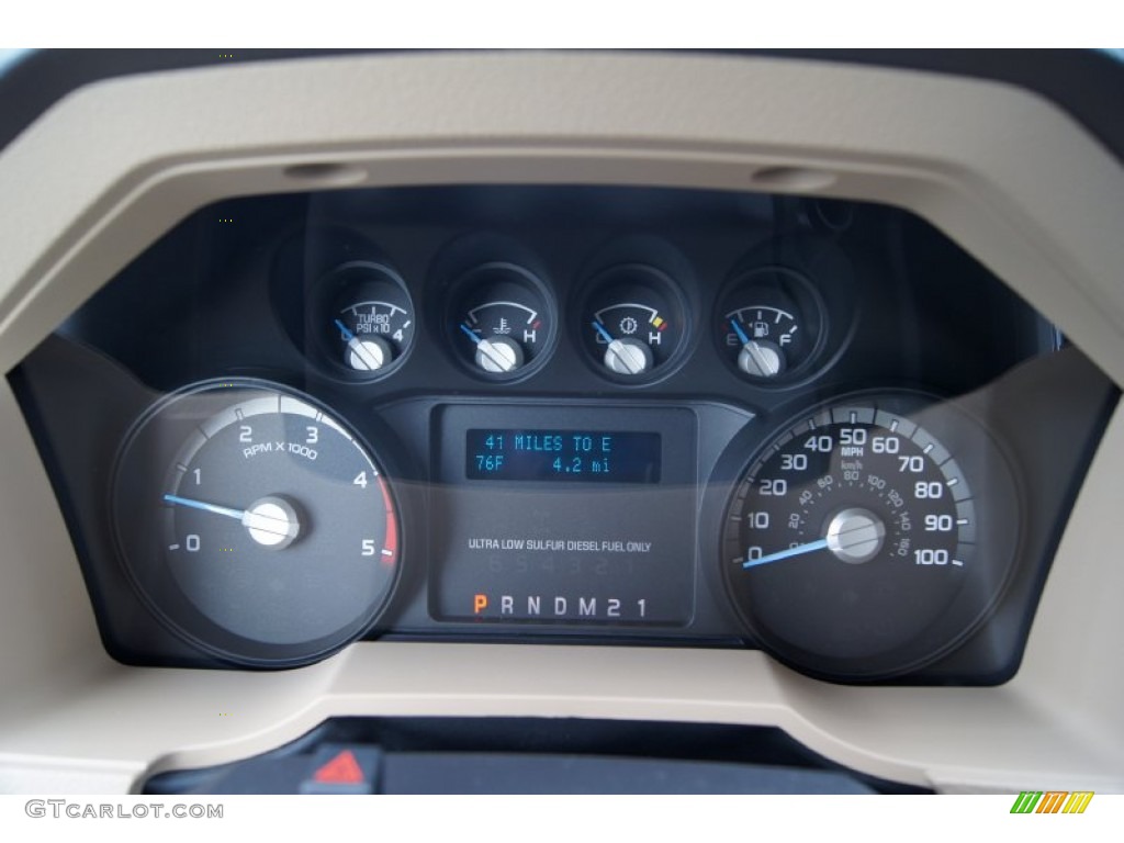 2012 Ford F350 Super Duty XLT Crew Cab 4x4 Gauges Photo #56837882