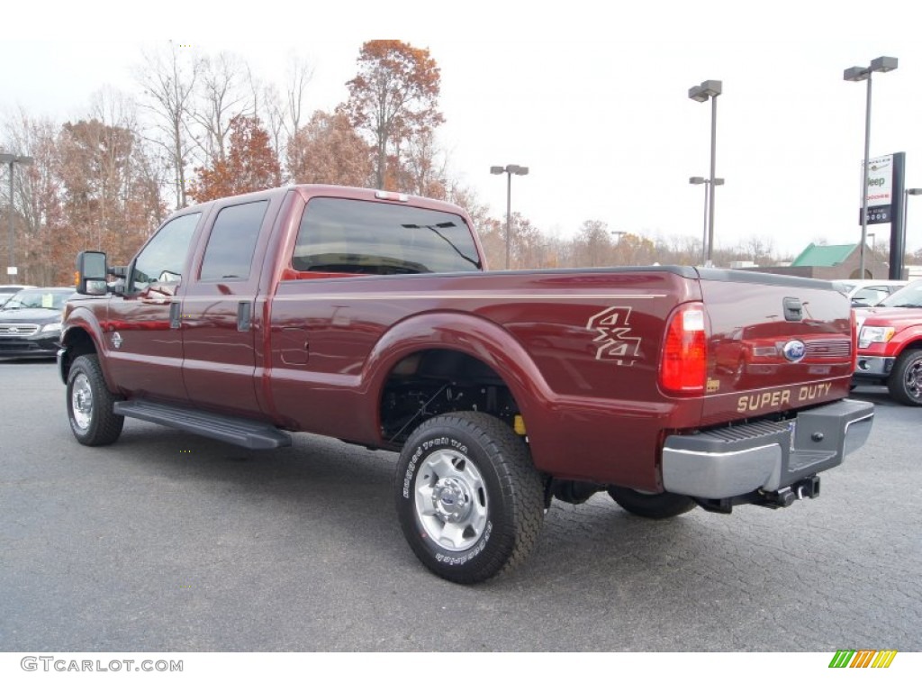 Autumn Red 2012 Ford F350 Super Duty XLT Crew Cab 4x4 Exterior Photo #56837967