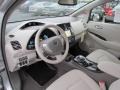 Light Gray Interior Photo for 2012 Nissan LEAF #56838527