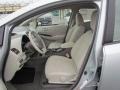  2012 LEAF SL Light Gray Interior