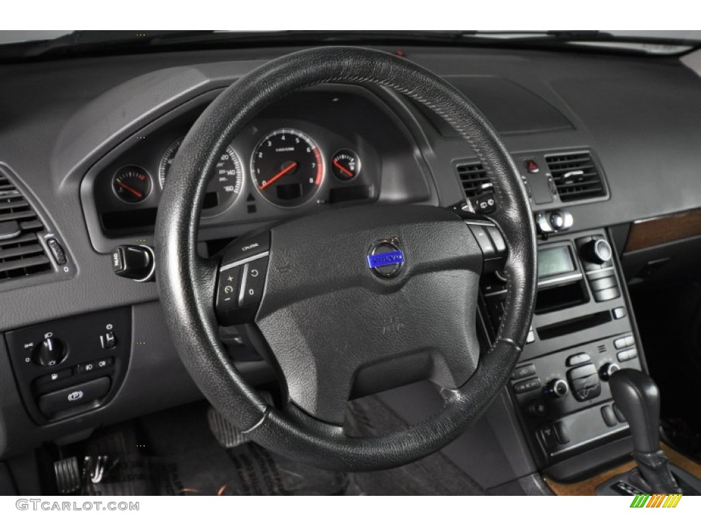2008 Volvo XC90 3.2 AWD Off Black Steering Wheel Photo #56839022