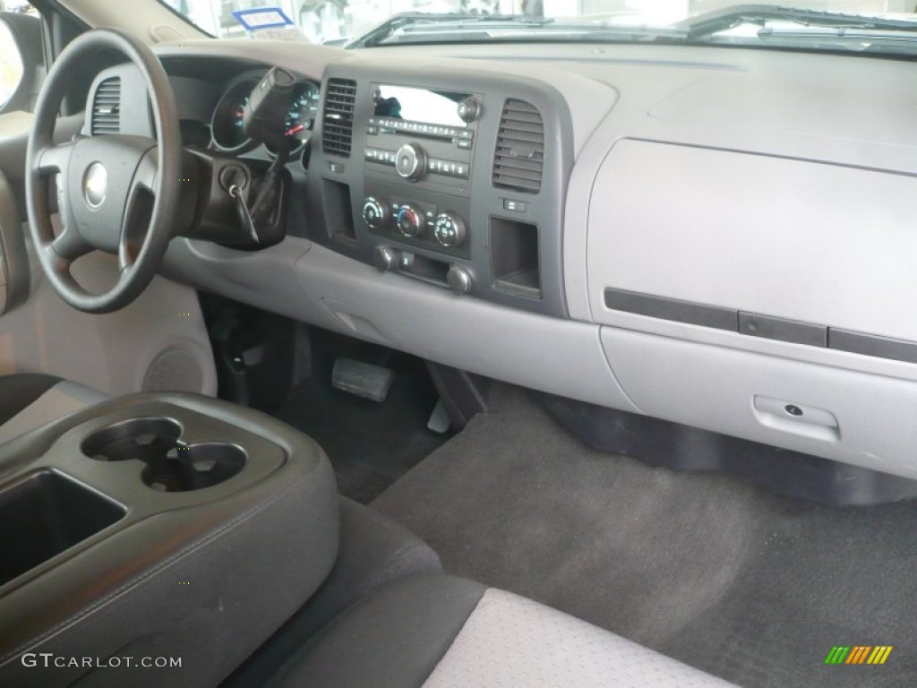 2009 Silverado 1500 LS Extended Cab - Silver Birch Metallic / Dark Titanium photo #17