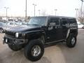 Black 2007 Hummer H3 Standard H3 Model Exterior