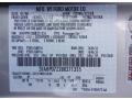  2008 Fusion SE Silver Birch Metallic Color Code JP
