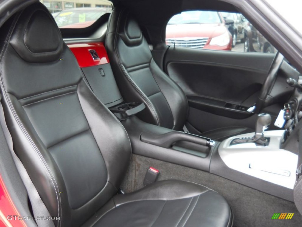 Black Interior 2008 Saturn Sky Roadster Photo #56841575