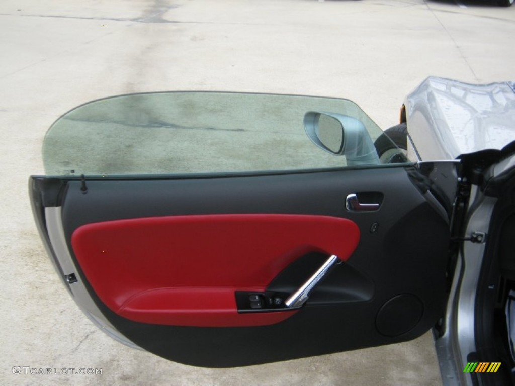 2008 Saturn Sky Red Line Roadster Red Door Panel Photo #56841954