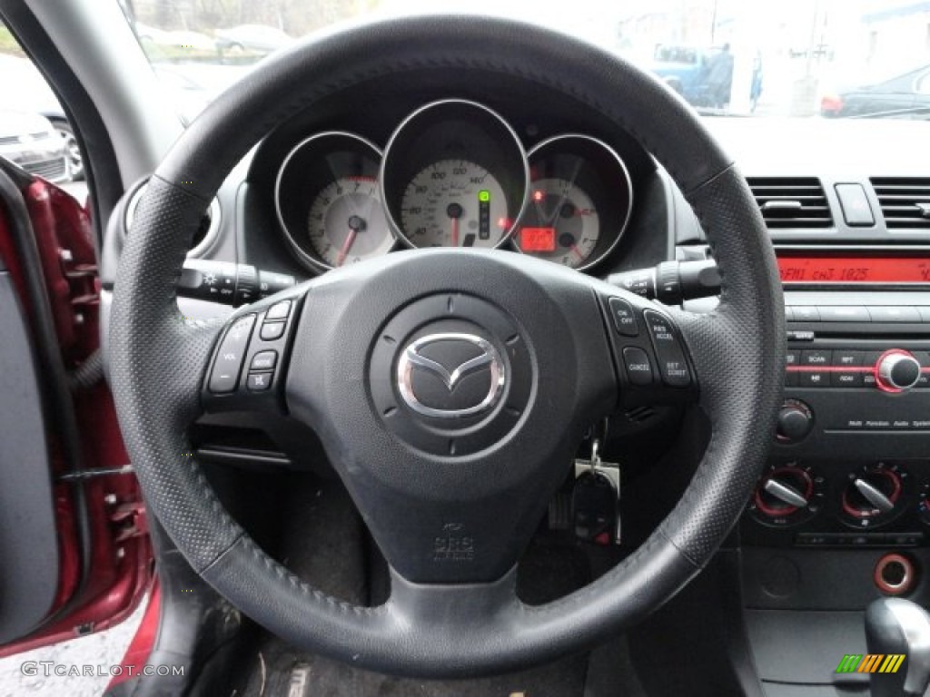 2009 Mazda MAZDA3 i Sport Sedan Steering Wheel Photos