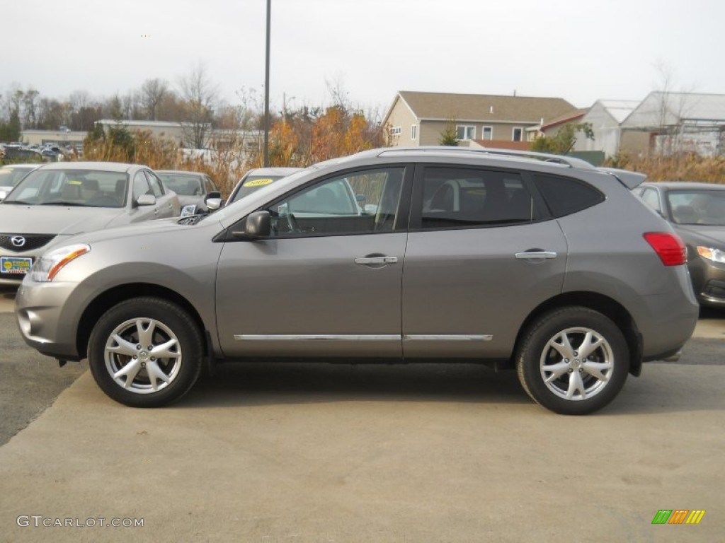 2011 Rogue SV AWD - Gotham Gray Metallic / Black photo #12