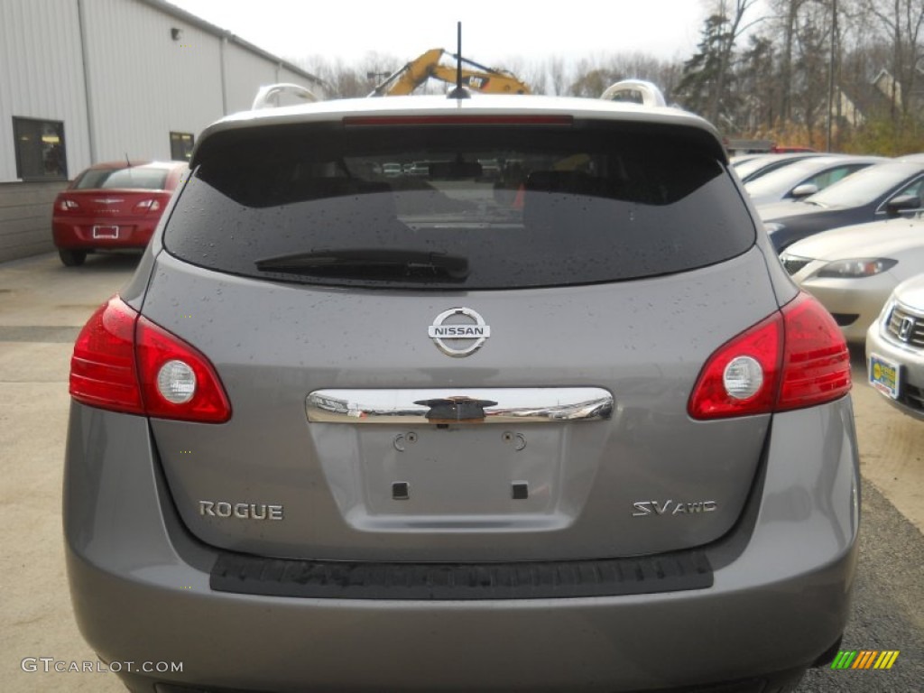 2011 Rogue SV AWD - Gotham Gray Metallic / Black photo #14