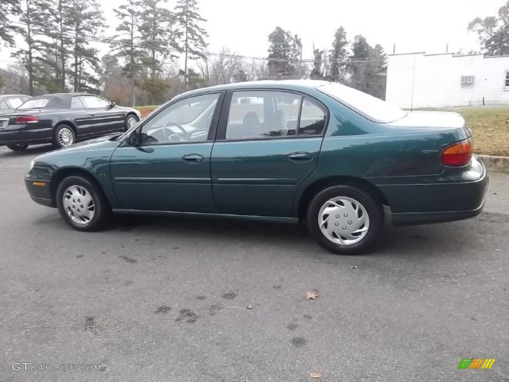 1998 Malibu Sedan - Dark Jade Green Metallic / Light Gray photo #7