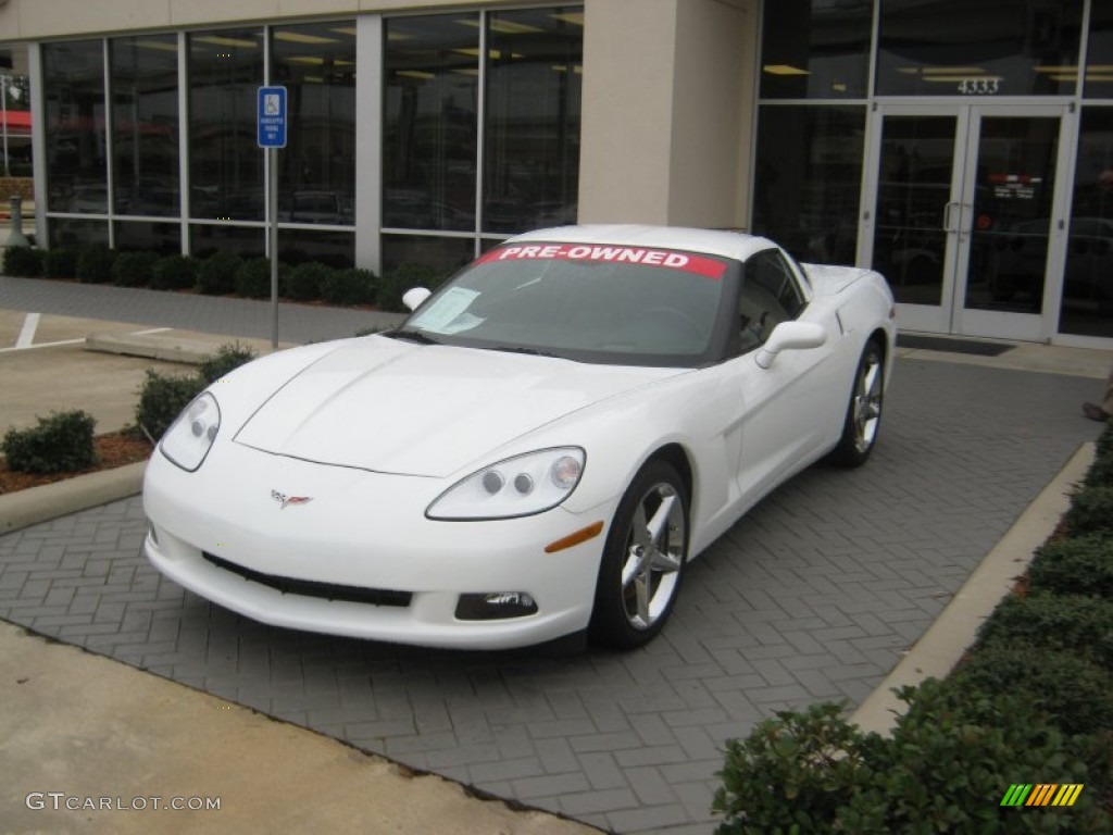 2011 Corvette Coupe - Arctic White / Ebony Black photo #1