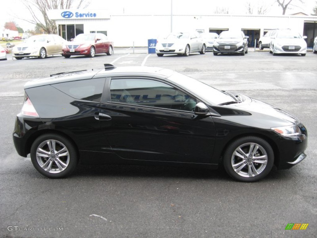 Crystal Black Pearl 2011 Honda CR-Z Sport Hybrid Exterior Photo #56844528