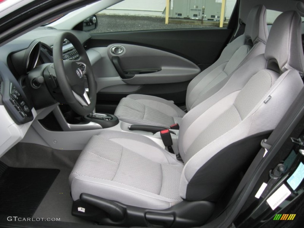 Gray Fabric Interior 2011 Honda CR-Z Sport Hybrid Photo #56844611