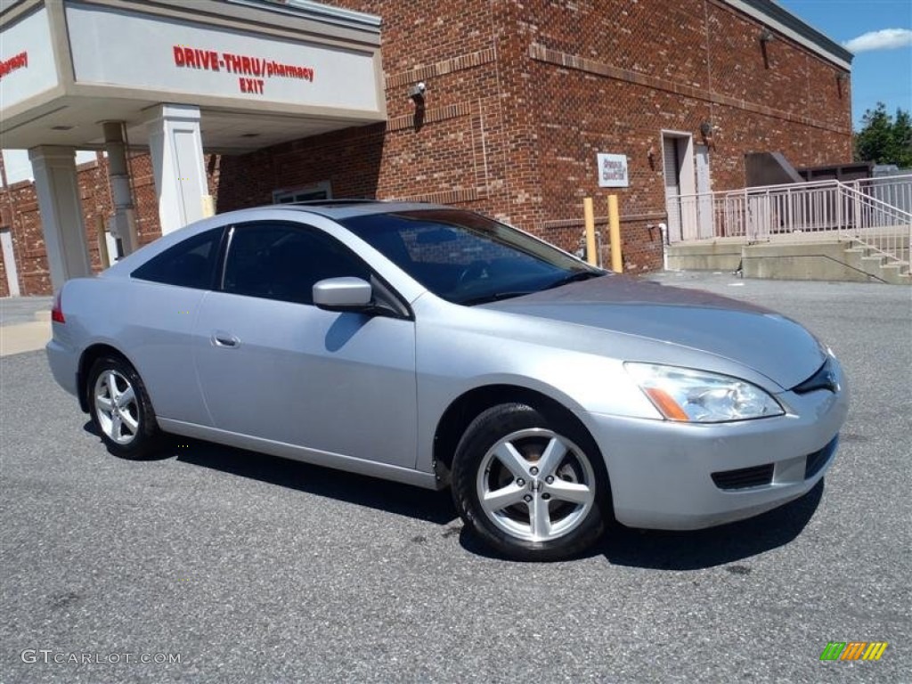 Satin Silver Metallic 2004 Honda Accord EX-L Coupe Exterior Photo #56844704