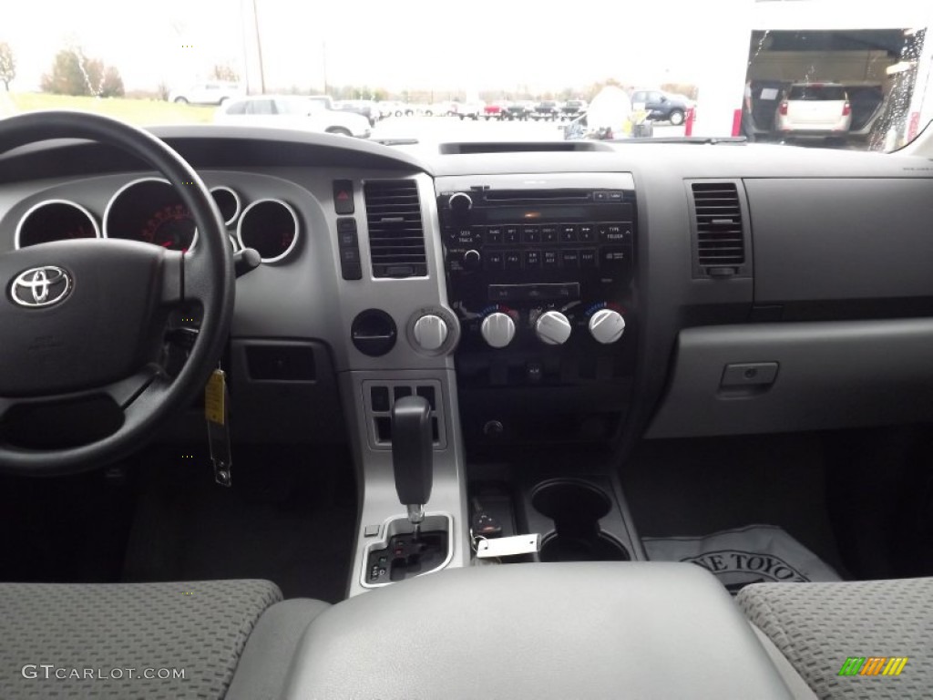 2008 Tundra SR5 Double Cab - Super White / Graphite Gray photo #10