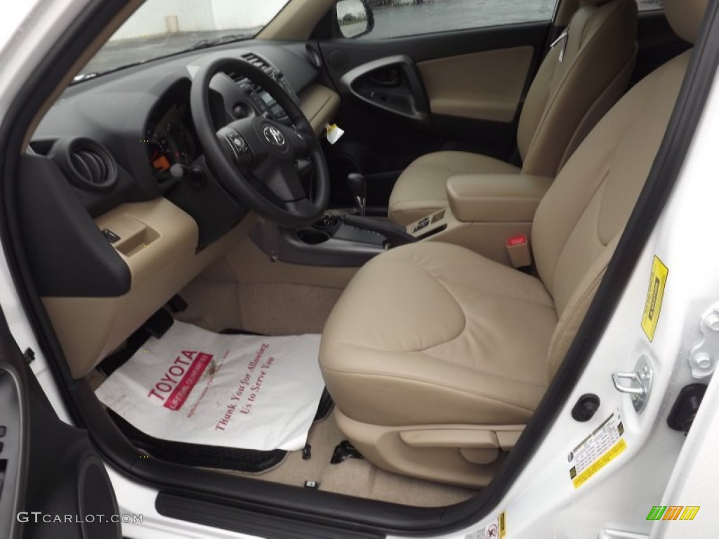 2011 RAV4 I4 - Super White / Sand Beige photo #11