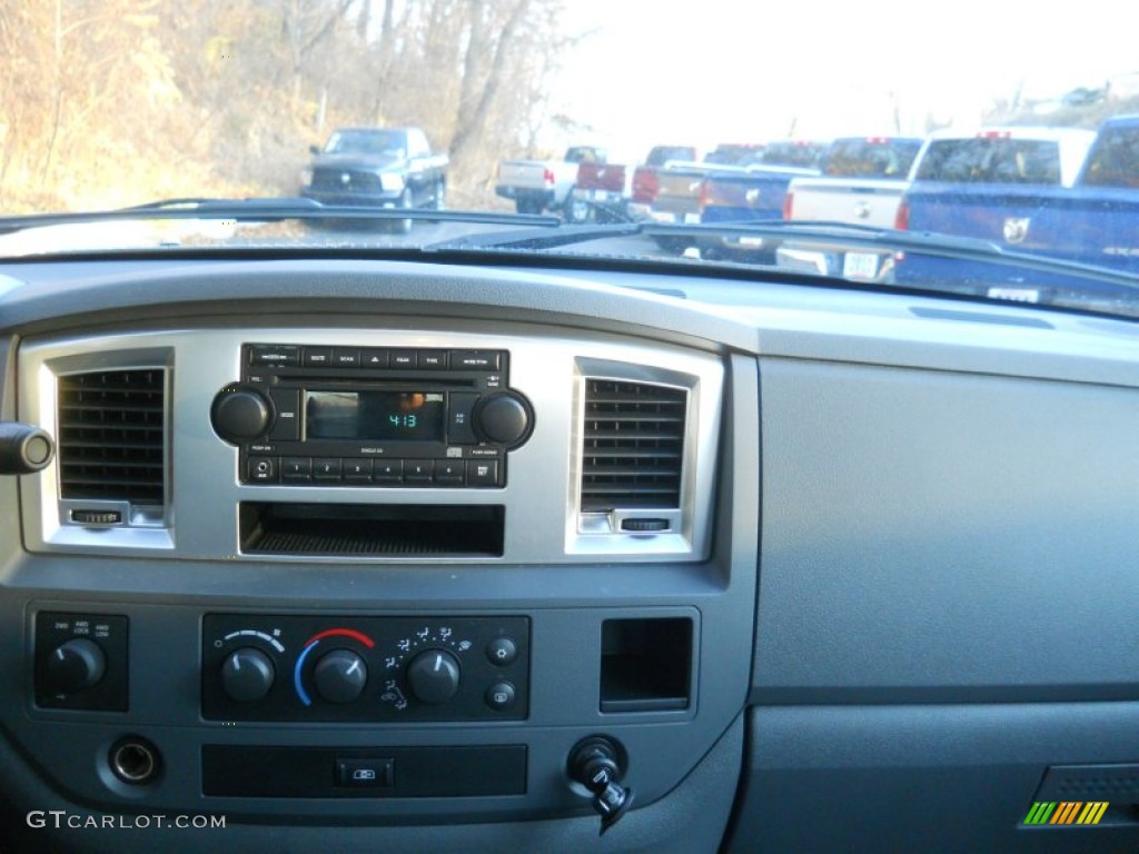 2008 Ram 1500 Big Horn Edition Quad Cab 4x4 - Electric Blue Pearl / Medium Slate Gray photo #19