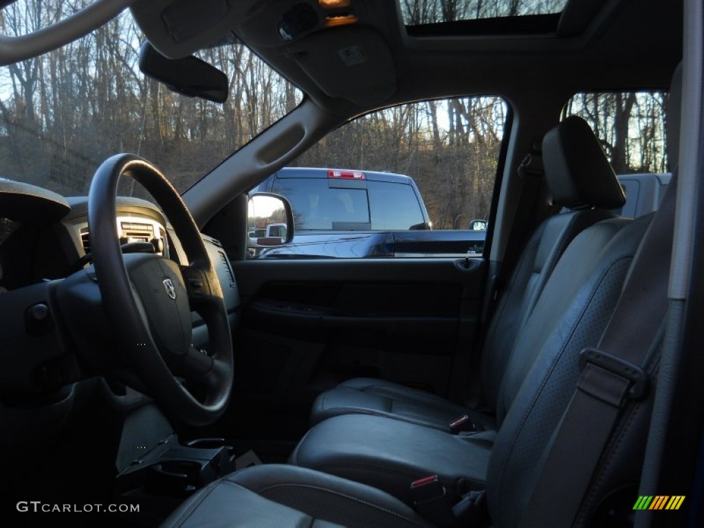 2008 Ram 1500 Big Horn Edition Quad Cab 4x4 - Electric Blue Pearl / Medium Slate Gray photo #22