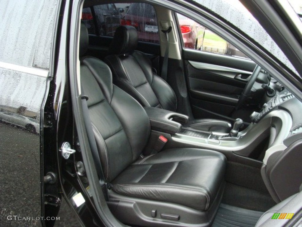 Ebony Interior 2010 Acura TL 3.7 SH-AWD Technology Photo #56846350