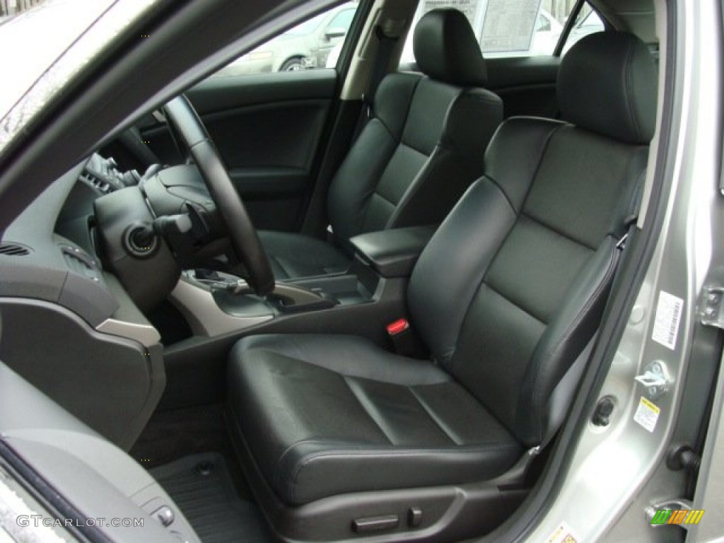 Ebony Interior 2010 Acura TSX Sedan Photo #56846503
