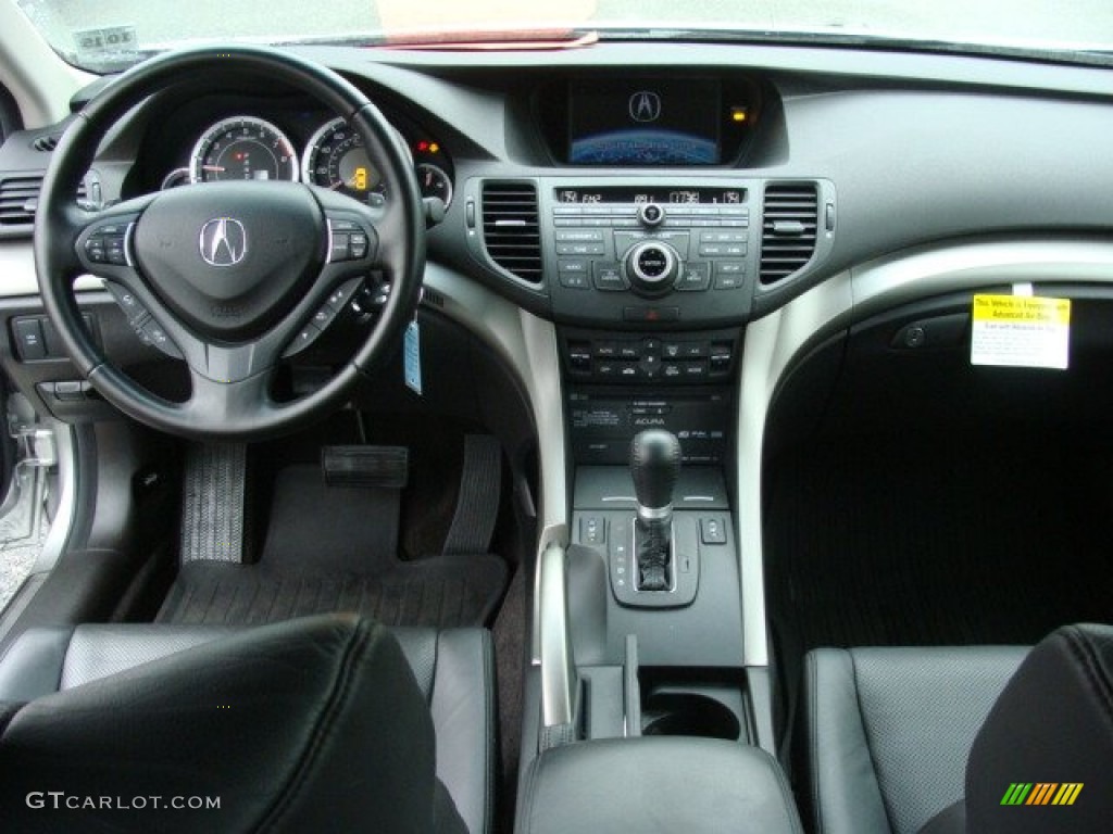 2010 Acura TSX Sedan Ebony Dashboard Photo #56846510