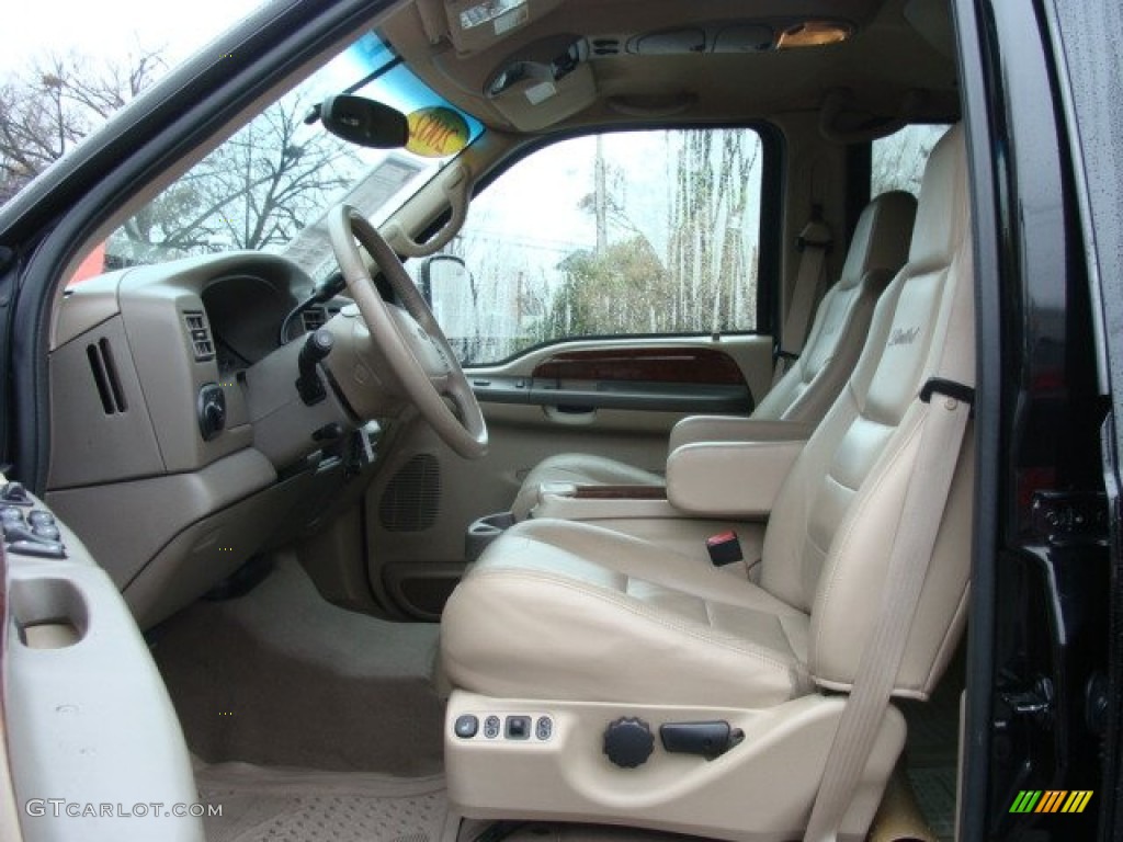Medium Parchment Interior 2002 Ford Excursion Limited 4x4 Photo #56847365