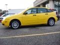 2006 Screaming Yellow Ford Focus ZX5 SE Hatchback  photo #2