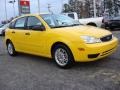 2006 Screaming Yellow Ford Focus ZX5 SE Hatchback  photo #7