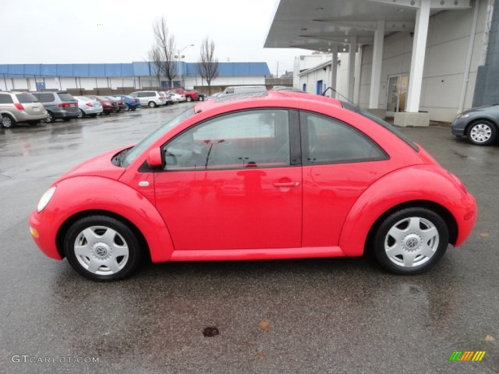 Red Uni 2000 Volkswagen New Beetle GLX 1.8T Coupe Exterior Photo #56847936