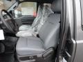 Steel 2012 Ford F350 Super Duty XL SuperCab 4x4 Dually Interior Color