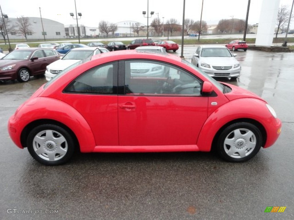 Red Uni 2000 Volkswagen New Beetle GLX 1.8T Coupe Exterior Photo #56847968