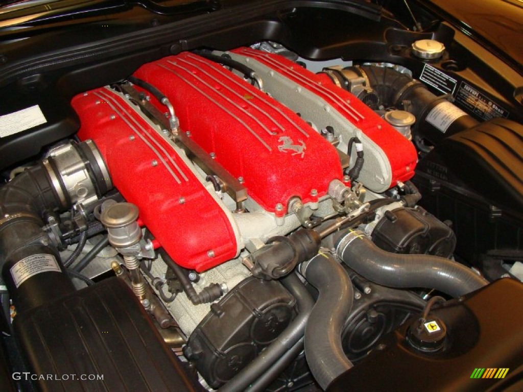 2010 Ferrari 612 Scaglietti F1A Engine Photos