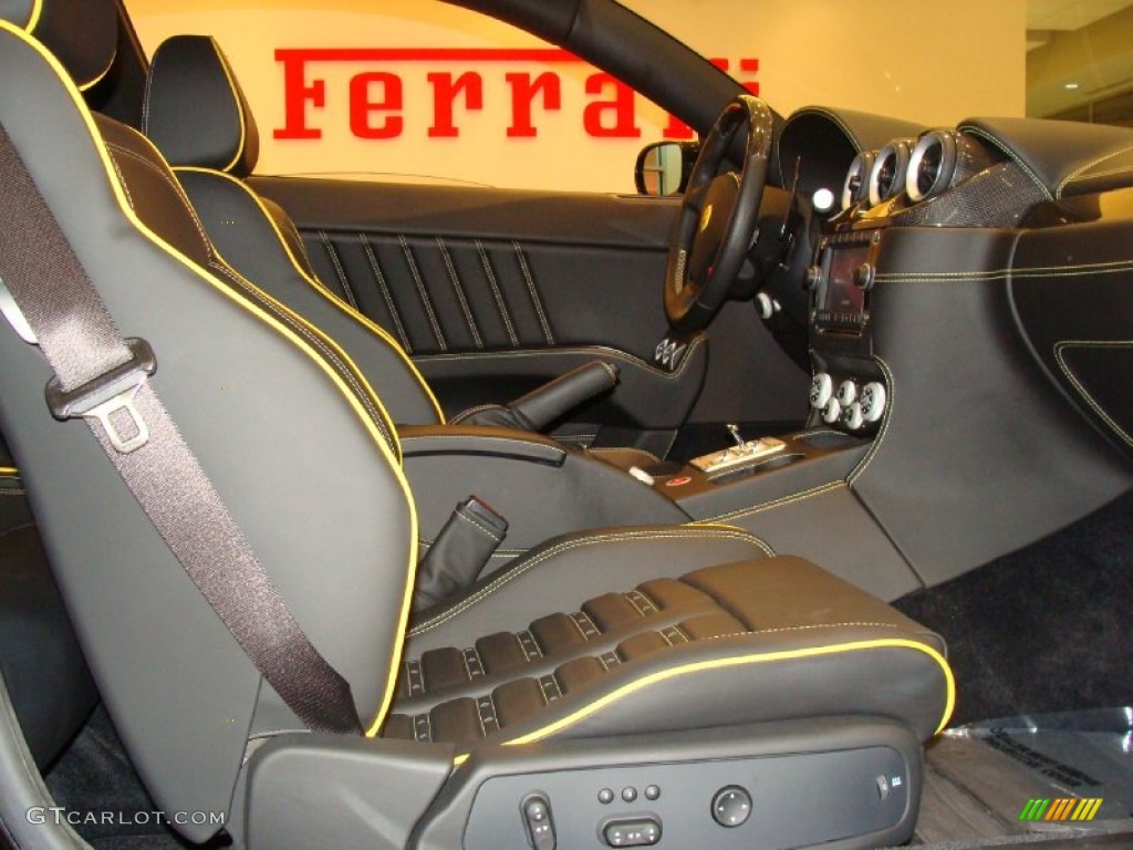 Nero Interior 2010 Ferrari 612 Scaglietti F1A Photo #56848088
